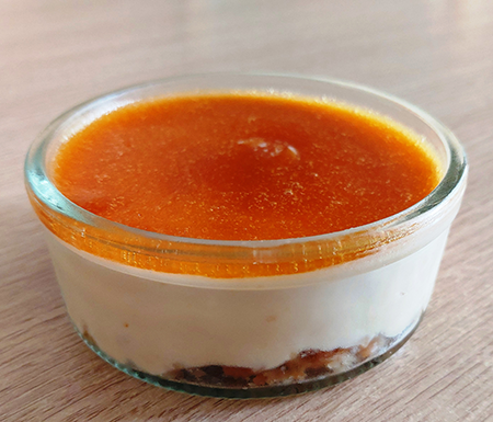 Caramelo y albaricoque